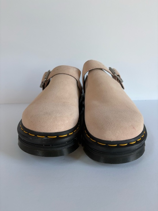 NWOT Dr. Martens Zebzag Suede Slingback Platform Mules Size 8 Women’s/ 7 Men’s - Picture 6 of 13